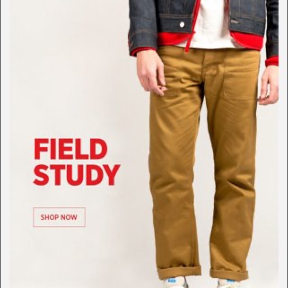 Topo Designs Field Pant 30 L NWT